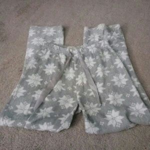 Wet Seal grey fleece pajama bottoms